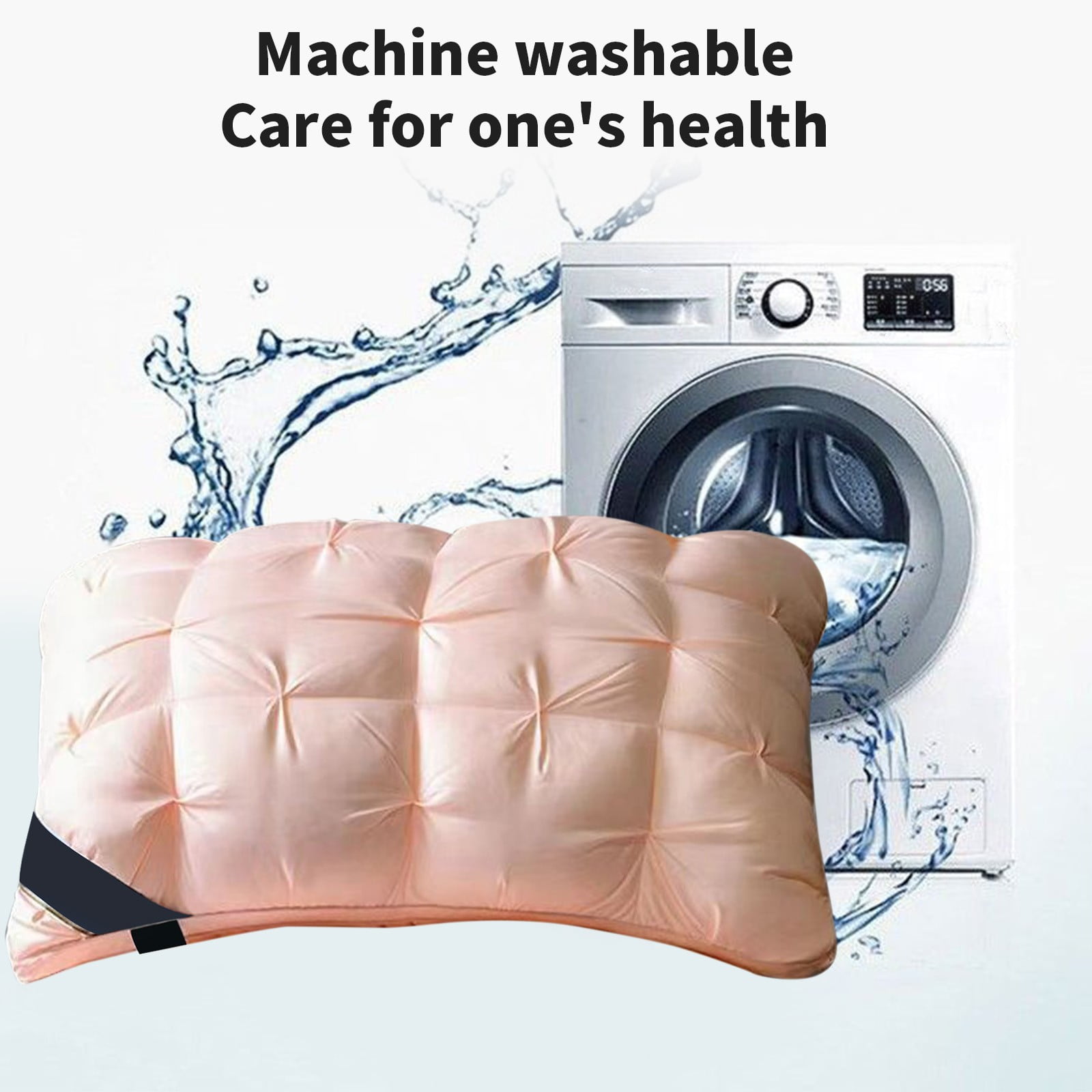 Kabnic 2 Pack Standard Size Bed Pillows, Hotel Luxury Cooling & Breathable Pillows, Down Alternative Gusseted for Side & Back Sleepers, Machine Washable