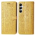 thumbnail image 1 of Funda Cartera FOXDOCK para Samsung Galaxy A35 5G , Flip PU con Relieve de Gatos y Perros, Tarjetero y Soporte, 1 of 6