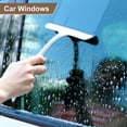 thumbnail image 6 of Uxcell 3pcs Squeegee 6 Inch Length Auto Water Blade Shower Squeegee with Non-Slip Handle for Windshield Window Cleaner Glass Door, Blue, 6 of 7