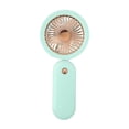 thumbnail image 1 of Ventilador para colgar en el cuello Ventilador de mano recargable eléctrico USB Dispositivo de enfriamiento portátil ajustable, Gris verde kenally HA004311-05B, 1 of 6