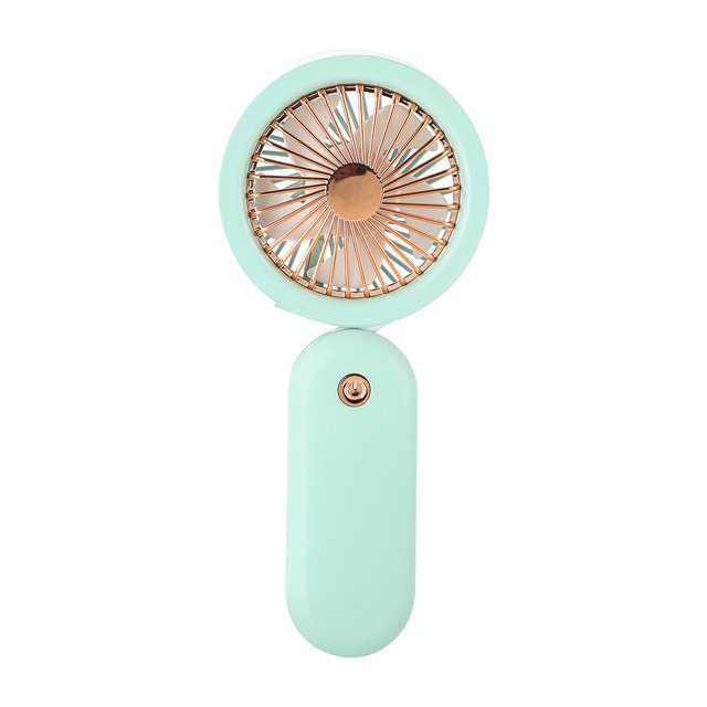 Ventilador para colgar en el cuello Ventilador de mano recargable eléctrico USB Dispositivo de enfriamiento portátil ajustable, Gris verde kenally HA004311-05B