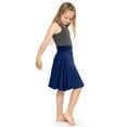 thumbnail image 2 of Stretch Is Comfort Girl's Knee Length Flowy Ruched Waistband Skirt | Child Size 6 -14, 2 of 6