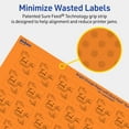 thumbnail image 5 of Avery Printable Square Labels, Bright Orange, 1" x 1", 480ct, 5 of 11