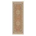 thumbnail image 3 of GENIMO 2'x7' Runner Rug, Machine Washable Non Slip Low Pile Hallway Runner Rug for Kitchen Laundry Room, Modern Persian Diamond, Rust Ivory, 3 of 5