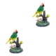 thumbnail image 3 of Cateissary Figuras eléctricas de loros, portalápices de simulación, pájaro parlante, periquito, juguetes de grabación de escritorio, Control Type1 NO1, 3 of 6