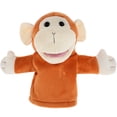 thumbnail image 1 of Marioneta de mano de mono de dibujos animados Marioneta de mano de animal de peluche flexible Marioneta de narración interactiva, 1 of 6