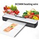 thumbnail image 5 of Máquina selladora al vacío - Sellador al vacío de alimentos Sistema automático de sellado de aire para almacenamiento de alimentos Modos de alimentos secos y húmedos Diseño compacto con bolsas sellad, 5 of 5