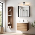 thumbnail image 2 of Deyidn 32-Inch Modern Black LED Vanity Light, Dimmable Wall Sconce with 5 Color Temperatures & 180° Adjustable Head, Waterproof for Bathroom Bedroom, 2 of 11