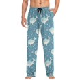 thumbnail image 3 of JSTEL Cute Whale Bubble Men's Sleepwear Mens Pajama Pants Bottoms with Pockets, S, 3 of 6