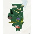 thumbnail image 3 of Louise, Gigi 12x14 Black Modern Framed Museum Art Print Titled - Illinois Icons, 3 of 5