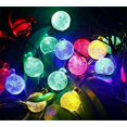 Solar 20ft 30LED String Ball Light Outdoor Waterproof Garden Path Yard