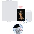 thumbnail image 4 of The Best Card Company Big Under Dogs - Miss You Greeting Card with Envelope (4.63 x 6.75 Inch) - Curious Canine Boxer, 4 of 5