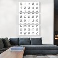 thumbnail image 2 of ARTCANVAS Tree Branches Vertical Rectangle Full Alphabet Canvas Art Print - Size: 60" x 40" (0.75" Deep) (3-Piece), 2 of 9