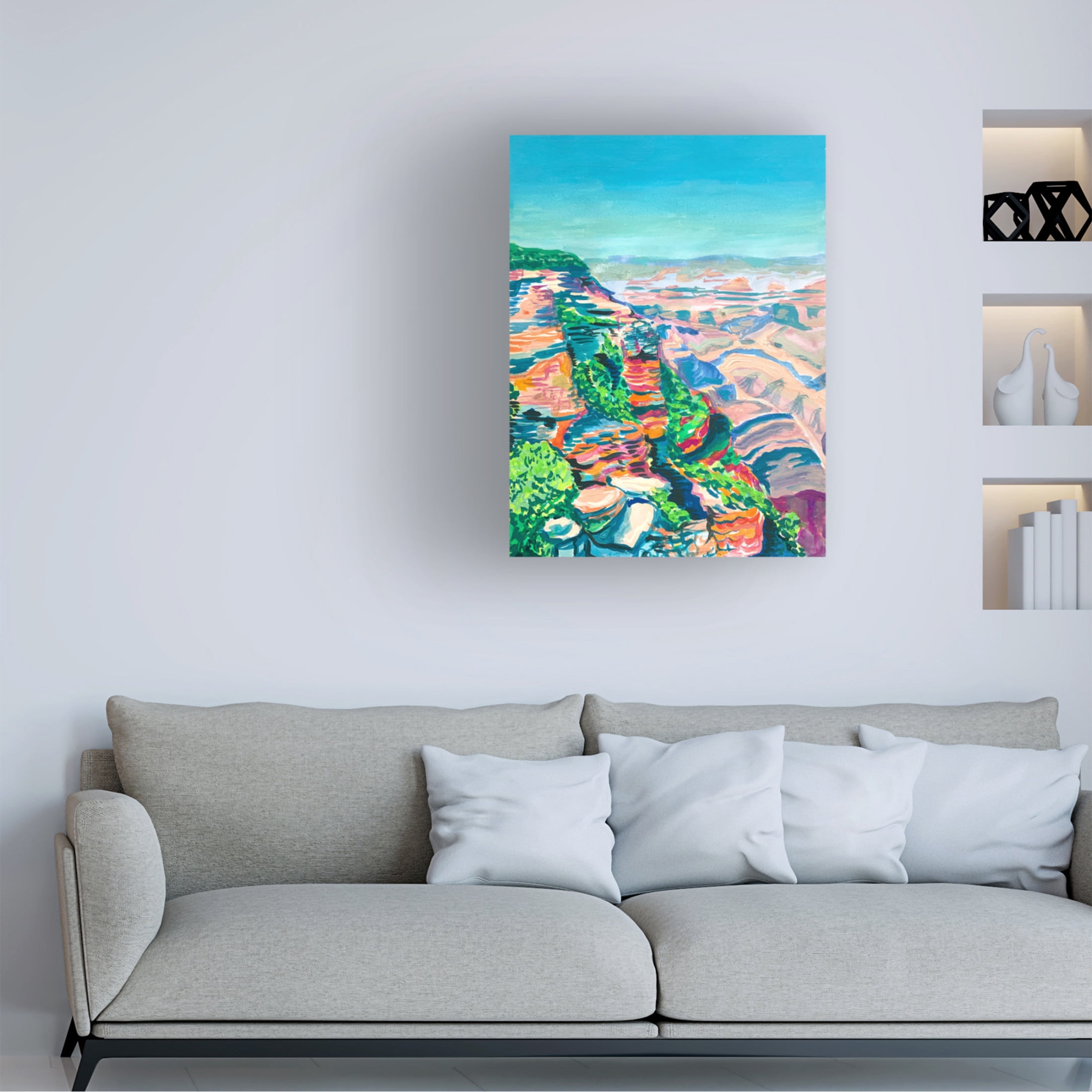 Trademark Fine Art Key and Sea Grand Canyon Canvas Wall Art
