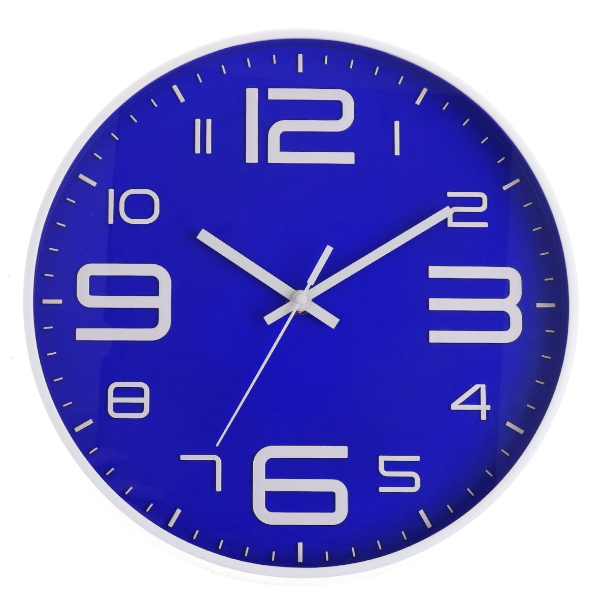 Modern Silent Wall Clock Marble Clock Style Glass Living Room Home Decoration 