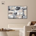 thumbnail image 2 of Neutral Nirvana Canvas Modern Abstracts by Art Remedy, Black Frame, 54 x 36, 2 of 7