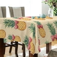 thumbnail image 5 of Yayeee Tablecloths 60" x 120" Rectangle Wrinkle Resistant Party Table Cover, Sunshine Pineapples, 5 of 8