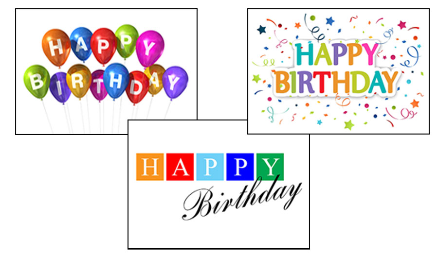 Signature Cards Birthday Greeting Card Assorted Box Set of 25 Cards