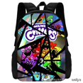 thumbnail image 4 of Mochilas escolares de juego de Critters sonrientes para niños y niñas, mochila de gran capacidad con estampado de dibujos animados, suministros para estudiantes, regalos de cumpleaños, 4 of 5