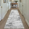 thumbnail image 3 of BERTHMEER 2'x8' Runner Rugs for Hallway Kitchen Entryway Bedroom Non-slip Washable Abstract Rugs,Gray, 3 of 7