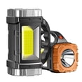 thumbnail image 1 of Fiudx Linterna Led Solar, Luz de Emergencia Portátil Multifunción, Haz Led Superbrillante, Batería de Litio Recargable, para Actividades Al Aire Libre, Senderismo, Camping, 5 W de Potencia, Alcance d, 1 of 2