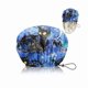 thumbnail image 1 of wonima11 Luxury Shower Cap Satin Silk Lined Adjustable Elastic Reusable Waterproof Shower Bath Cap Cute for Women Girls-Black Cat Blue, 1 of 1