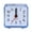 Blue, variant on Small Square Alarm Clock Portables Travel Trip Pocket for Time Clocks for Outdoor Traveling Camping Craft