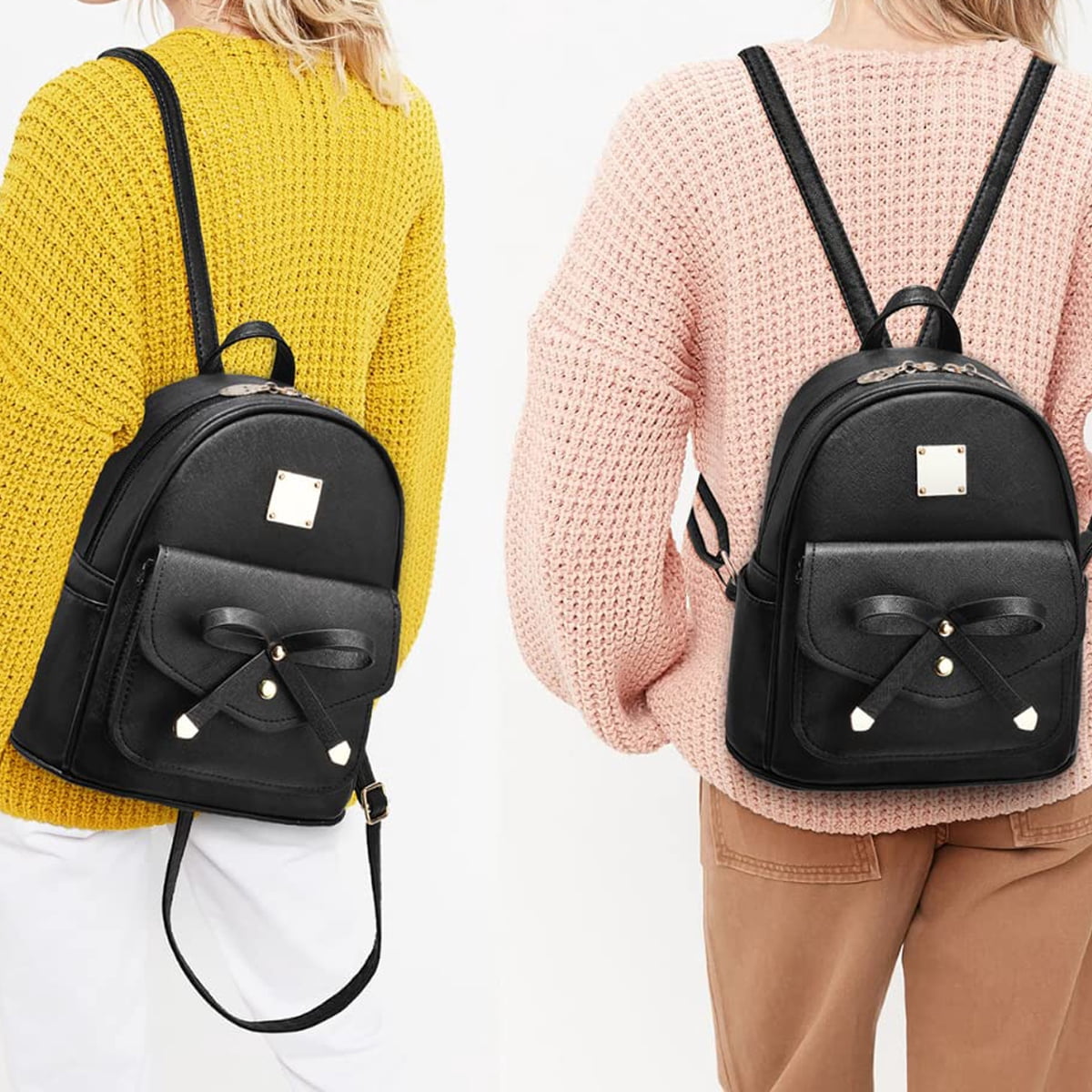 dixon leather mini backpack purse Handbag Small - Voyager #7835 The Mini Dellas adjustable shoulder straps make it perfect for a little one AND mama Kiddopark Bowknot Cute Leather Backpack
