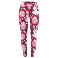 thumbnail image 5 of Women's Easter Print Tight Casual Yoga Leggings Red S, 5 of 5