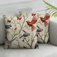 thumbnail image 2 of Nawypu Pillow Case Bird Pattern 2pcs Double Sided Decorative Cushion Cover for Sofa Bed Chair Car, 2 of 6