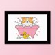 thumbnail image 4 of Punto Cruz 11CT Dibujos Animados Gato Perro Lienzo Algodón Kit DIY Bordado Artesanía, 4 of 9