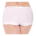 thumbnail image 2 of Bóxer Ilusión para Mujer, Blanco Básico con Pretina Ancha Talla G, 2 of 3