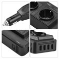 thumbnail image 4 of Inversor De Corriente Para Coche De 200 W, Convertidor De CC De 12 V A CA De 220 V Con 2 Salidas De CA, 4 Puertos USB, Interruptor De Encendido/apagado, Protección Segura,, 4 of 7