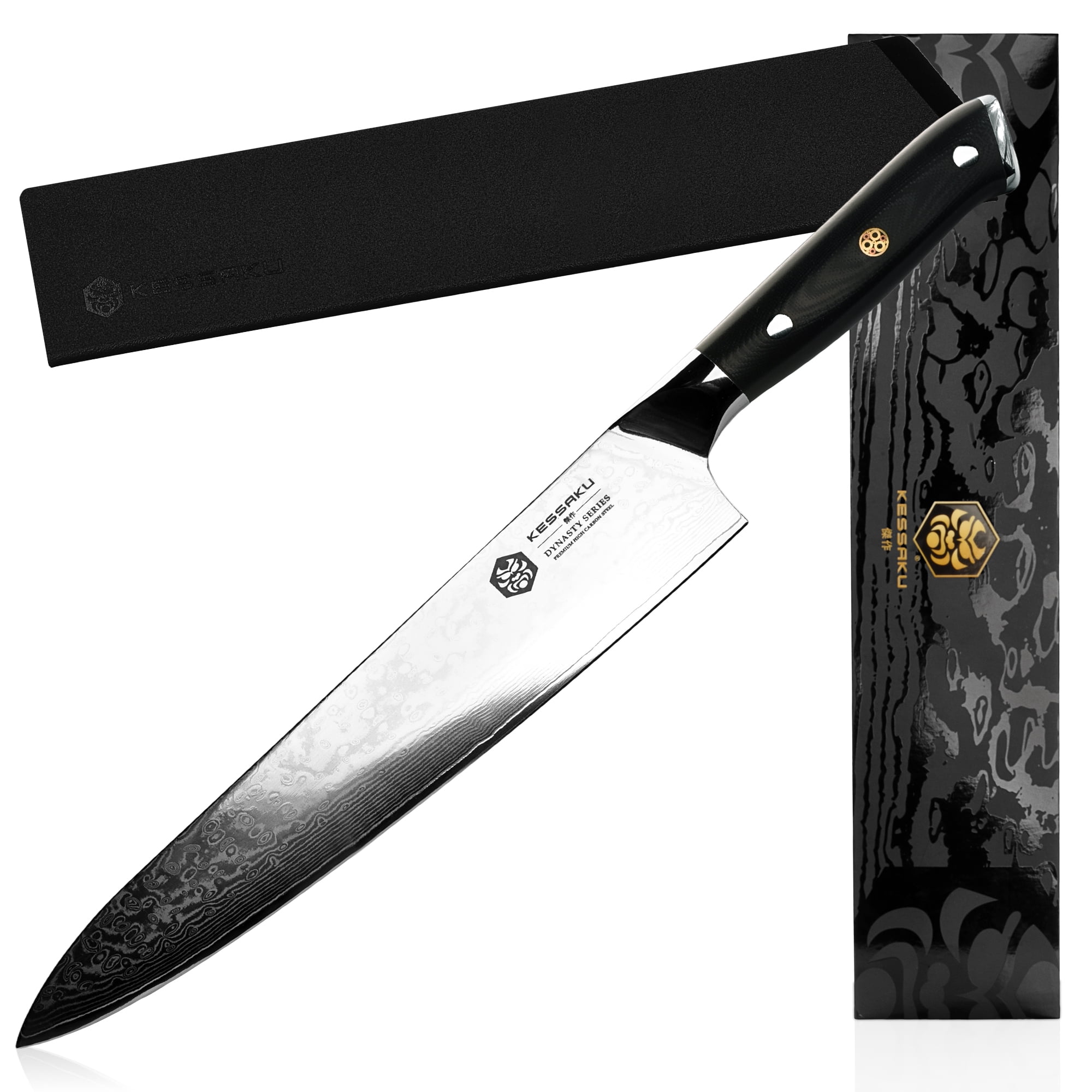 Kessaku Chef Knife Damascus Dynasty Series 67Layer AUS10V