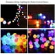 thumbnail image 5 of Cadena de luces solares para exteriores, impermeables IP44, 8 modos de iluminación, decoración interior y exterior, fiesta en el jardín, 9,5 metros, 50 luces solares de colores., 5 of 5