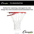 thumbnail image 5 of Champion Sports 5mm - 90gm - Basketball Net - Non-Whip Loops - White, 5 of 6