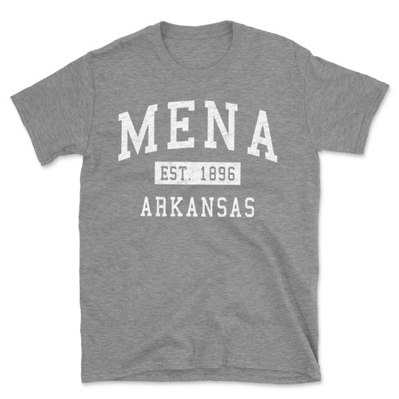 Mena Arkansas Classic Established Men's Cotton T-Shirt