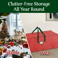 thumbnail image 5 of Elf Stor Set of 2 Christmas Tree Storage Bags for 7.5 FT Artificial Trees, 5 of 6