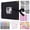 Black W/ Cover Photo Pocket, variant on TJT Scrapbook Album 80 Pages, Photo Album Scrapbook Supplies Kit, Kraft Paper Memory Book for Wedding, Birthday, Travel, Christmas, Mother's Day