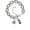 A, variant on Pair of Dice -S- Pebble Initial Diana Bracelet