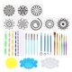 thumbnail image 1 of Kit de 35 piezas de herramientas para puntear mandalas, kit de pintura, kit de pintura de puntos de roca para uñas, piedra, mandalas, arte, dibujo, decoración del hogar, actividad, 1 of 5