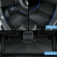 thumbnail image 4 of COMAUTO Fit for Tesla Model 3 Floor Mats 3D Custom Fit All Weather TPE Accessories for 2024 2025 Tesla Model 3 Highland New Generation, Full Set of 3 for Front, Rear, 4 of 9