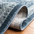 thumbnail image 5 of SAFAVIEH Oregon Ronnette Damask Runner Rug, Navy/Ivory, 2'2" x 7', 5 of 11