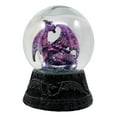 thumbnail image 2 of Ebros Mythical Purple Midnight Dragon Water Globe Figurine With Glitters 4.75"H Sparkly Glitter Globe Collectible, 2 of 5