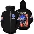 thumbnail image 4 of Customize Name EMS EMT Hoodie For Men And Women 3D All Over Printed Sportwear T Shirt, Zip Up Hoodie, Sweatshirt (Hoodie, 5XL), 4 of 6