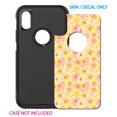 thumbnail image 2 of DistinctInk Custom SKIN / DECAL compatible with OtterBox Commuter for iPhone X / XS (5.8" Screen) - Preppy Pattern - Pink Yellow White Flowers Floral, 2 of 5