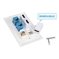 thumbnail image 1 of Placa de pared Keystone 3 HDMI, PHIZLI Cat 6 Keystone Cable coaxial TV, 1 of 2