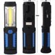 thumbnail image 2 of Luz de trabajo LED recargable con linterna LED COB inalámbrica magnética Luz de inspección de batería para camping al aire libre Taller Garaje Emergencia (azul), 2 of 5