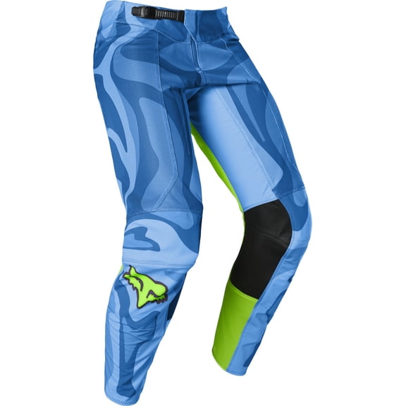 Fox Racing Airline EXO LE Mens MX Offroad Pants Blue/Yellow 30 USA