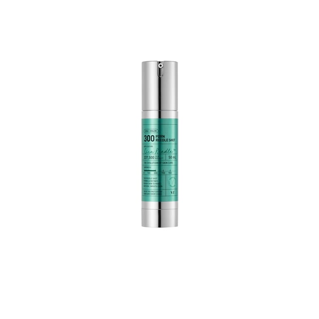 VT COSMETICS Sérum PDRN REEDLE SHOT 300 50ml - Tratamiento Facial Intensivo con Microagujas Vegetales, PDRN Vegano y Extracto de Centella Asi&